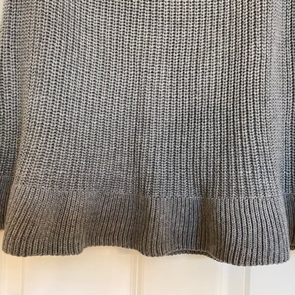 dRA Los Angeles Cold Shoulde r Short Sleeve Sweater Gray Size S - Picture 9 of 11